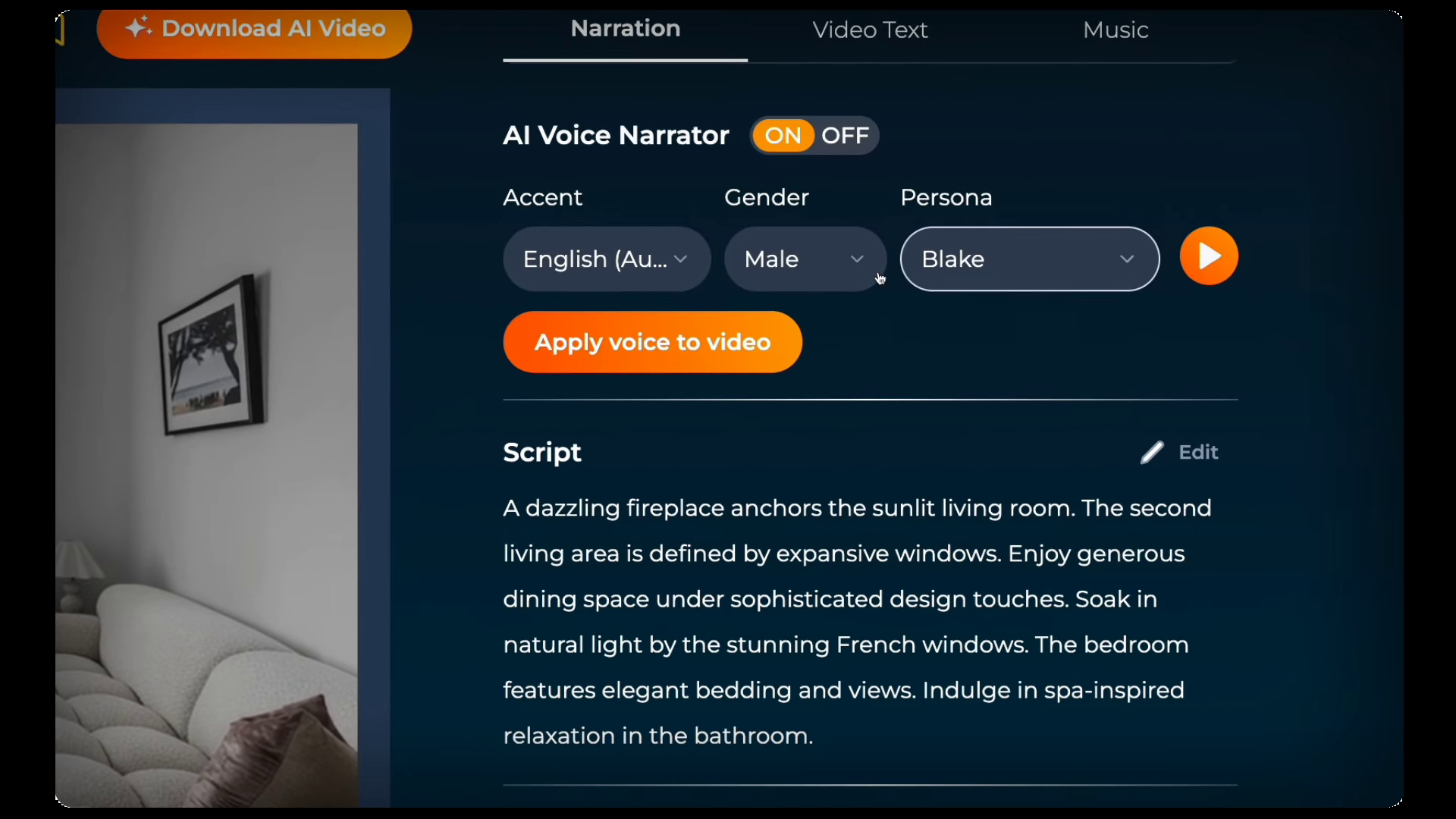 AI voices preview